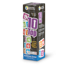 Load image into Gallery viewer, 10 To The Top Addition Game