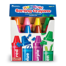 Load image into Gallery viewer, Rainbow Sorting Crayons