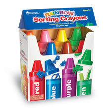Load image into Gallery viewer, Rainbow Sorting Crayons