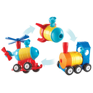 1-2-3 Build It!™ - Rocket-Train-Helicopter