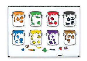 Magnetic Paint Can Colour Sorting Display Set