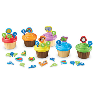 ABC Party Cupcake Toppers